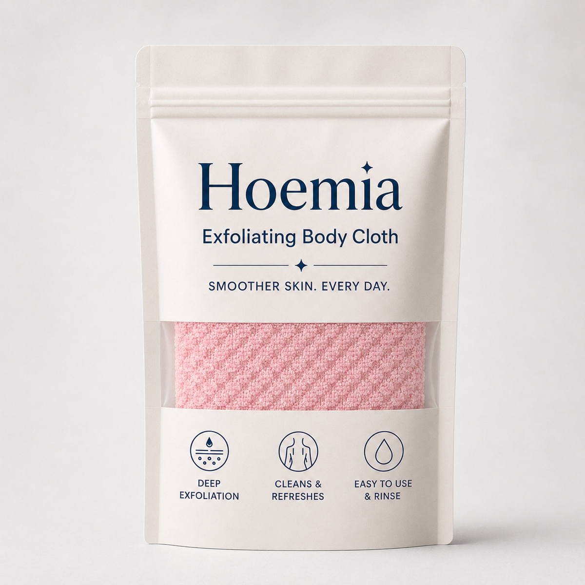 SkinPure™ exfoliating shower cloth