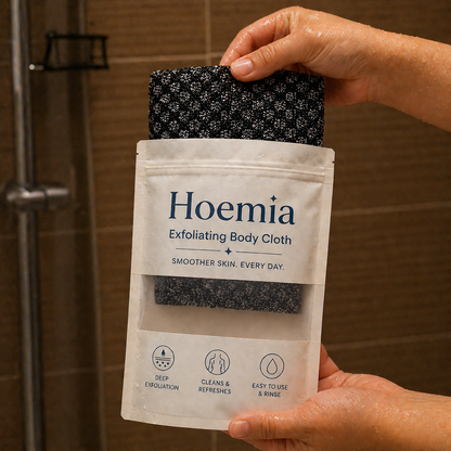 SkinPure™ exfoliating shower cloth