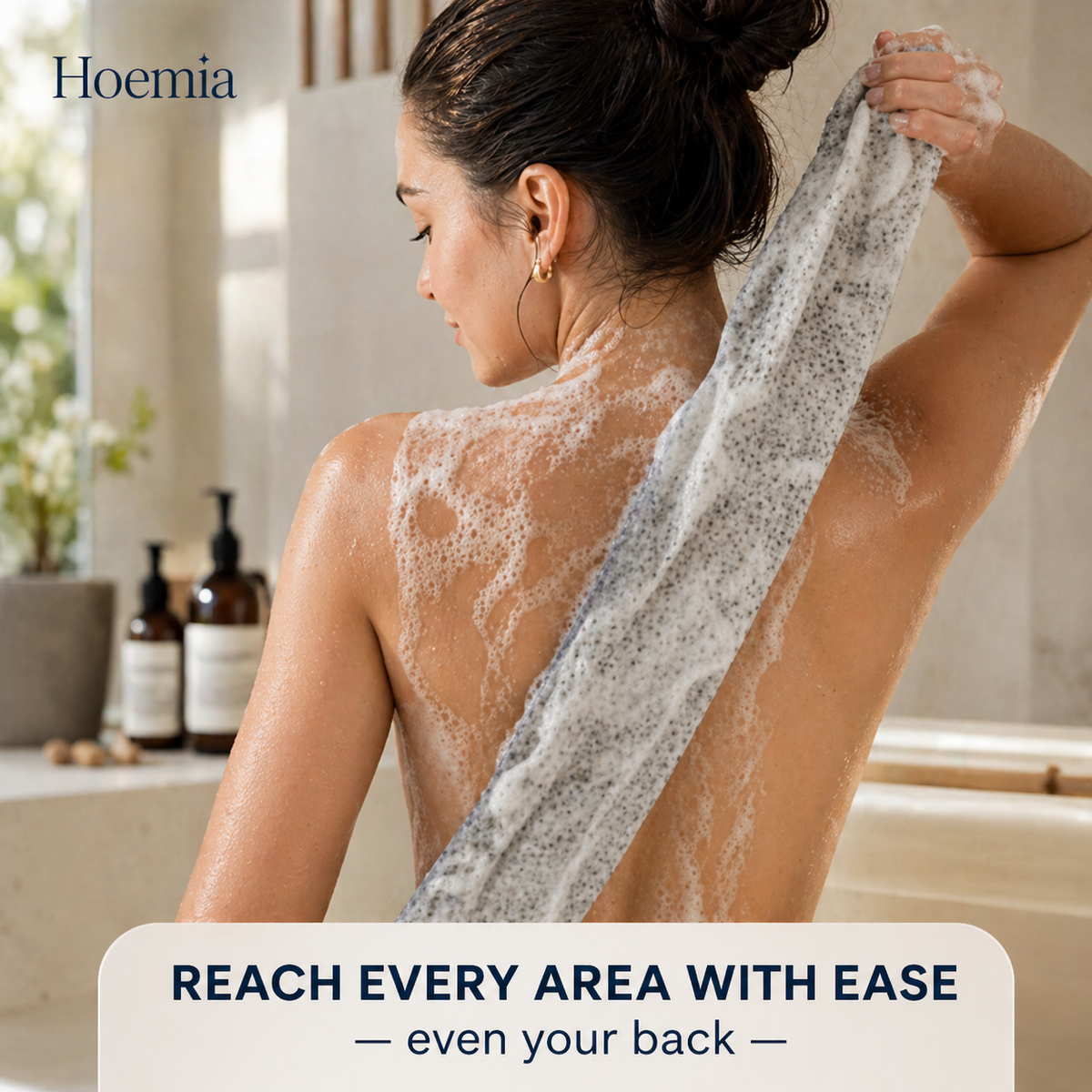 SkinPure™ exfoliating shower cloth