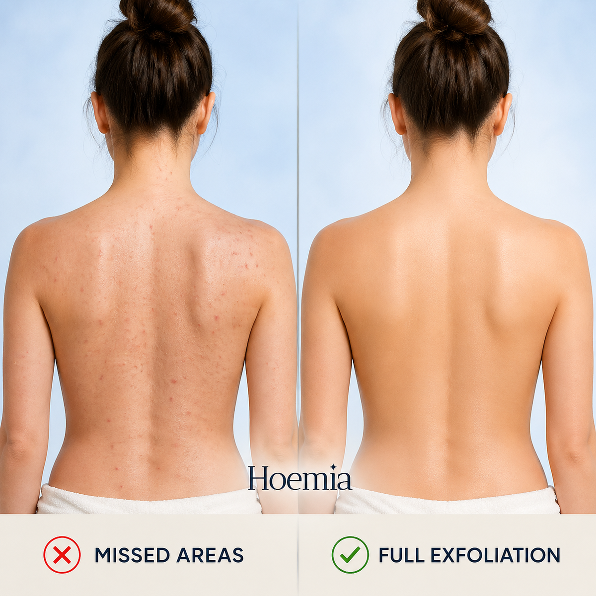 SkinPure™ exfoliating shower cloth