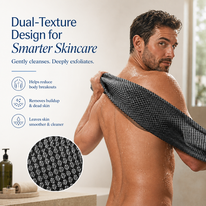 SkinPure™ exfoliating shower cloth