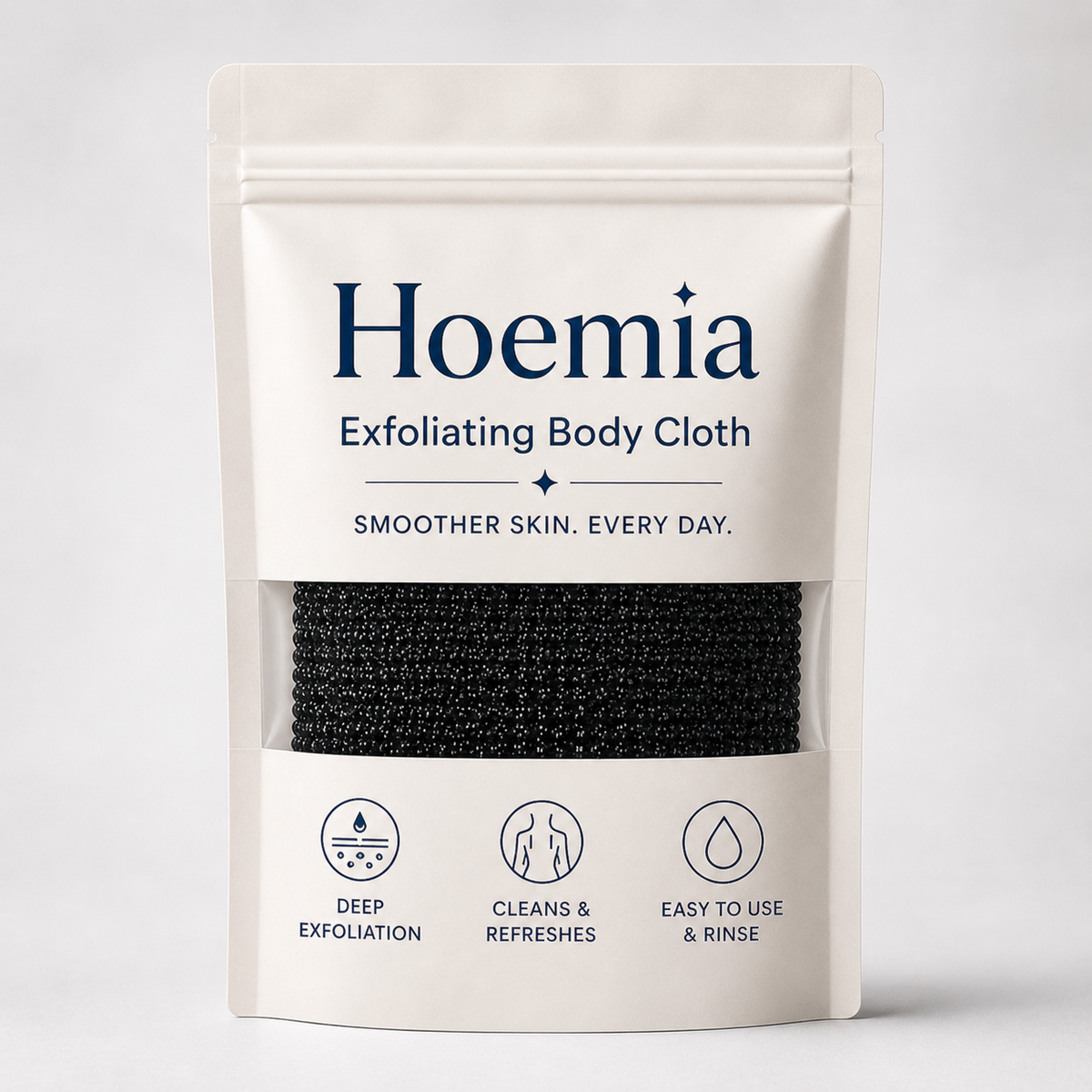 SkinPure™ exfoliating shower cloth