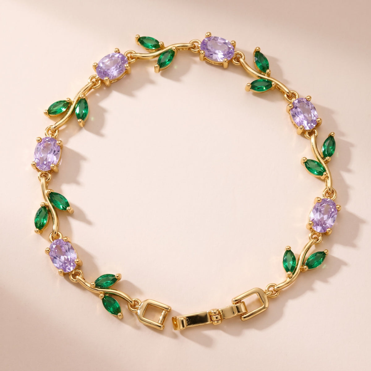 Purple & Green, gold
